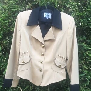 Entre Deux - worsted wool Retro Blazer